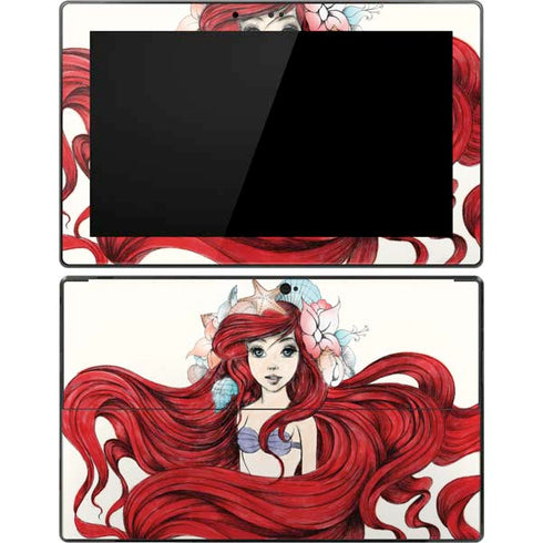 Disney The Little Mermaid Ariel Illustration Surface Pro Tablet Skin